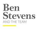 Ben Stevens and the team logo
